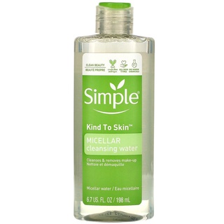 Nước Tẩy Trang Simple Micellar Cleansing Water 198ml Nội Địa Mỹ