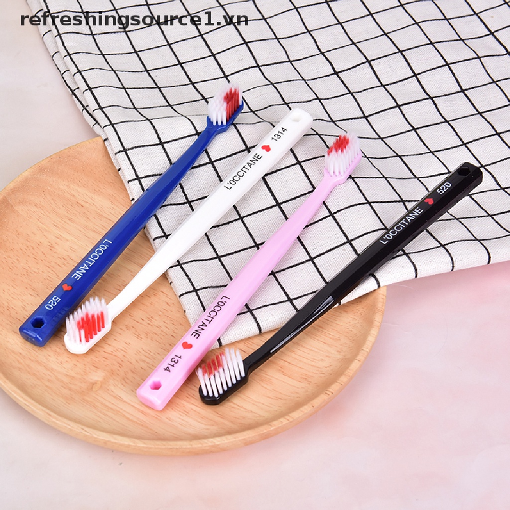 Set 2 Bàn Chải Đánh Răng Sợi nano Thân Thiện Với Môi Tr
