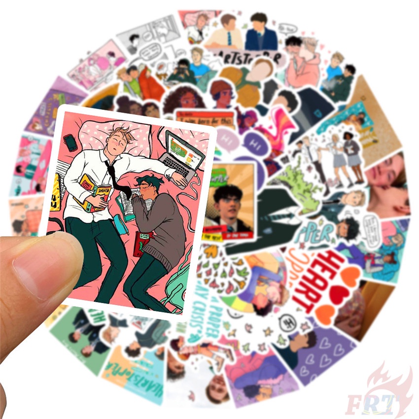 50Pcs/Set ❉ Heartstopper Series 01 Stickers ❉ Waterproof DIY Fashion Decals Doodle Stickers