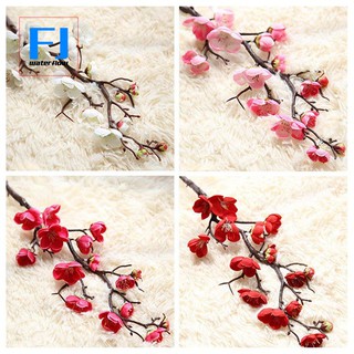Nhánh cây hoa mận giả dài 60cm dùng trang trí nhiều màu sắc để lựa chọn