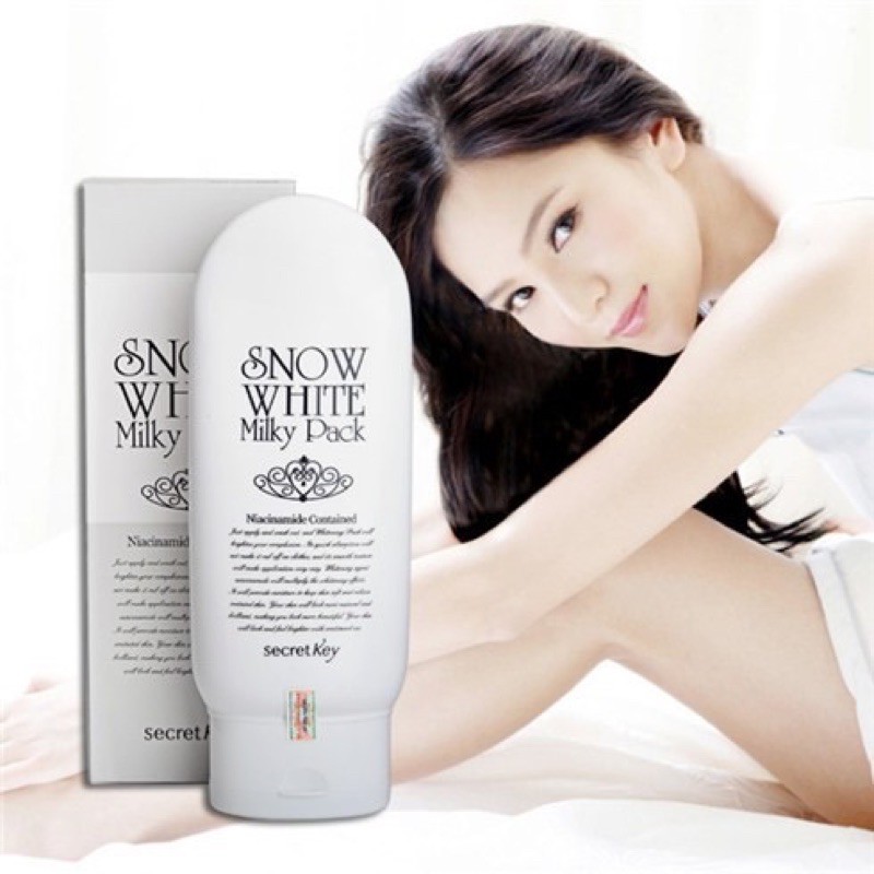 Kem dưỡng trắng da body Secret Key Snow White Milky Pack