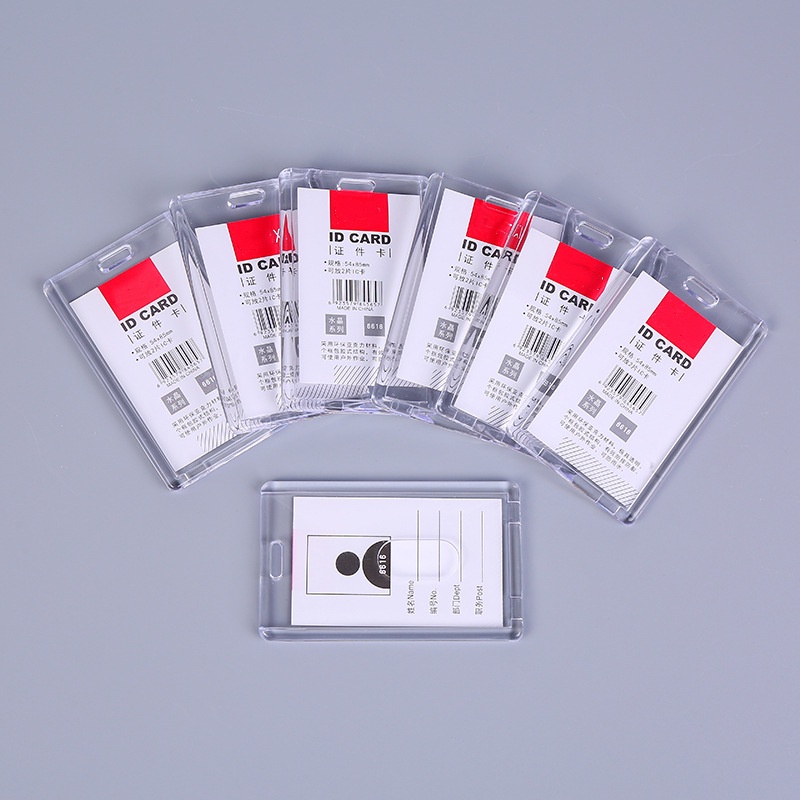 Ốp Điện Thoại Acrylic Trong Suốt Đựng Thẻ Id / Xe Buýt / Tên Cho Nữ Sinh