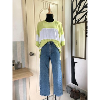 Áo thun freesize phối màu (Hình thật shop tự chụp)