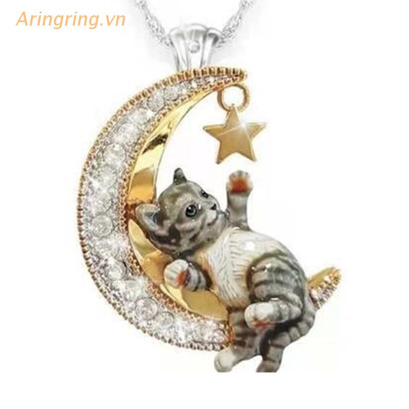 Vòng cổ Hình Mặt Trăng Khuyết Và Mặt Trăng Phong Cách Cổ Điển Thời Trang Cho Nam Nữ