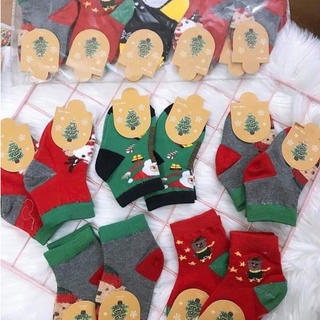 Set 10 Đôi Tất Noel Siêu Yêu Cho Bé (1 Đến 12 Tuổi)