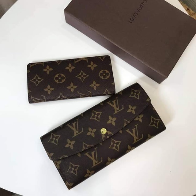 Ví cầm tay LV( sét ví đôi) kèm hộp