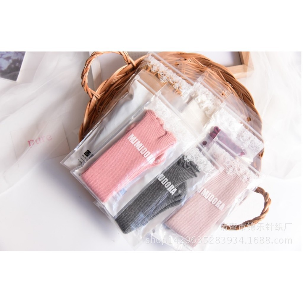 Vớ cotton dài dành cho bé gái