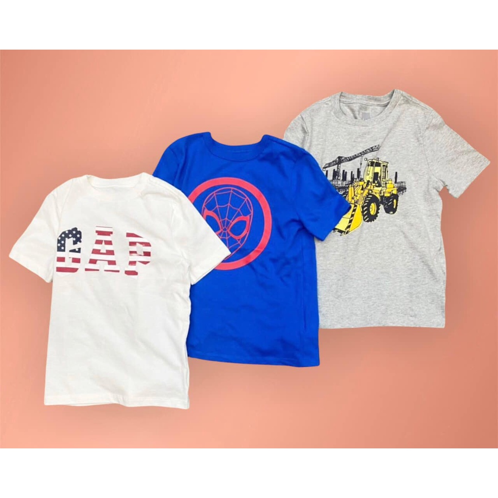 Aó cotton ngắn tay bé trai Gap Kids Việt nam xuất khẩu dư xịn size 4-16 tuổi