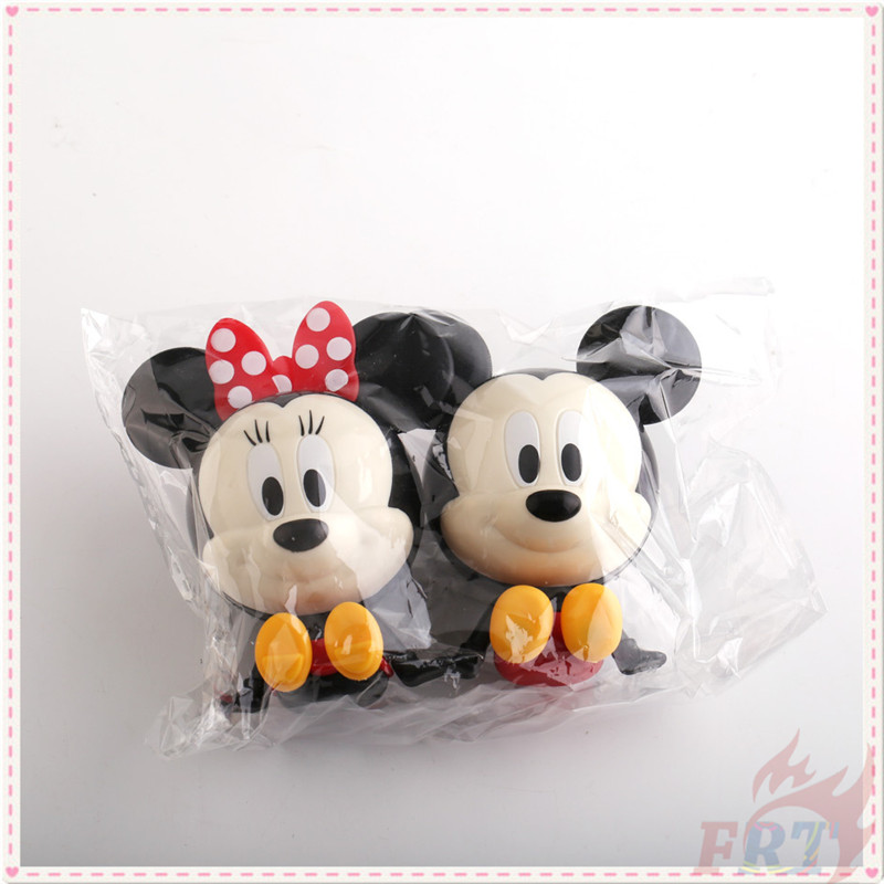 DISNEY Set 2 Mô Hình Chuột Mickey &amp; Minnie Trang Trí Bánh