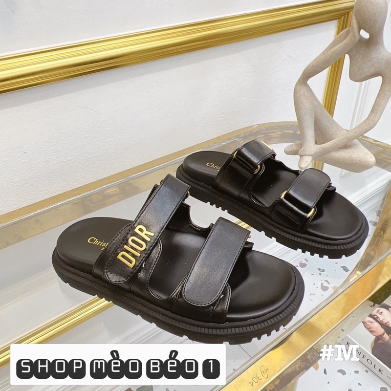 Dép cd hai quai ngang đế bằng fullbox