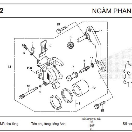 VÍT XẢ KHÍ NGÀM PHANH ZIN CHÍNH HÃNG HONDA