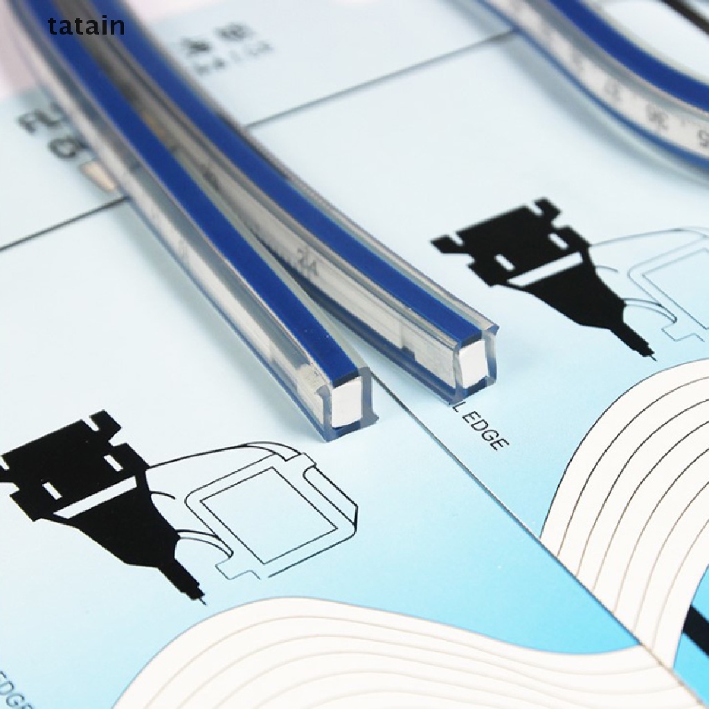 [TAT] 1pc DIY Flexible Curve Ruler Tailors Easy Read Manual Drafting Drawing Tool CVX