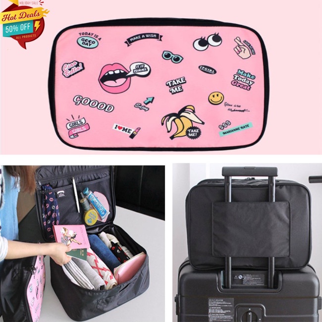 Túi Đựng Đồ Trang Điểm Họa Tiết Hoạt Hình Dành Cho Nữ