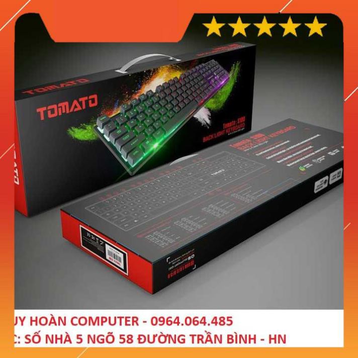 SẢN PHẨM BÁN CHẠY NHẤT -  Mua Bàn phím giả cơ Tomato S100 có led - TẶNG NGAY BÀN DI CHUỘT GAMING