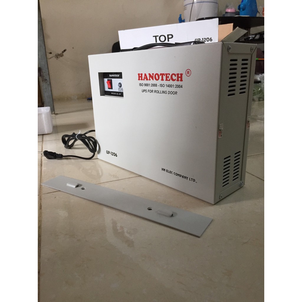 Bộ lưu điện cửa cuốn, lưu điện cửa cuốn Hanotech 1206