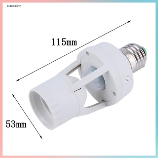 ✨chất lượng cao✨E27 LED Infrared Motion Detection Light Sensor Light Bulb Switch Home