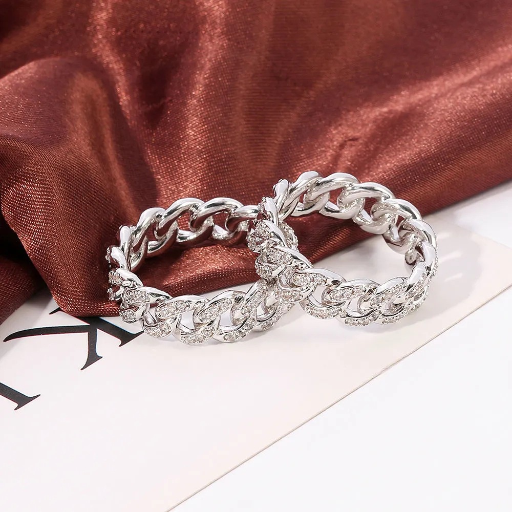 Nhẫn nam nữ tròn Loki Accessories màu bạc thời trang chất Titan đẹp đơn giản không gỉ - Nhẫn Kamenra Đính Đá