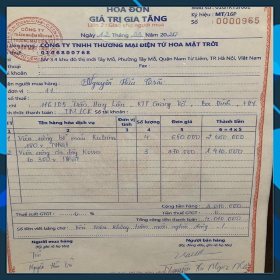Viên Uống Bổ Máu Rubina Nhật Bản 180 Viên