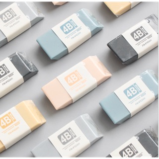 Gôm Tẩy màu Pastel - Gôm Tẩy Bút Chì Màu Xanh Hồng Vàng Đen Xám