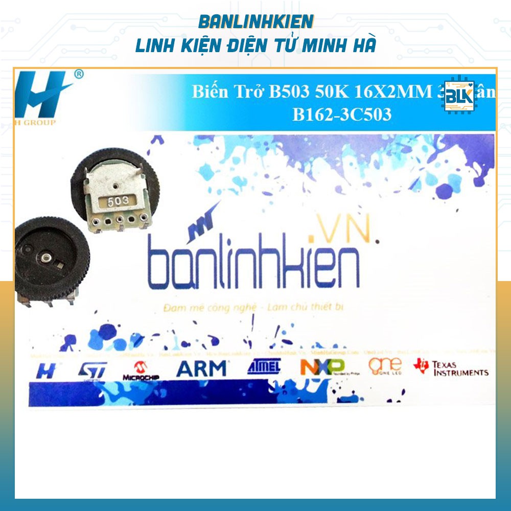 Biến Trở B503 50K 16X2MM 3 Chân B162-3C503