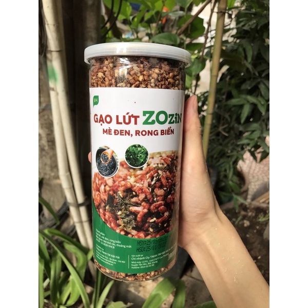 Cơm Gạo Lứt Rong Biển Mè Đen ZoZin hộp 310g
