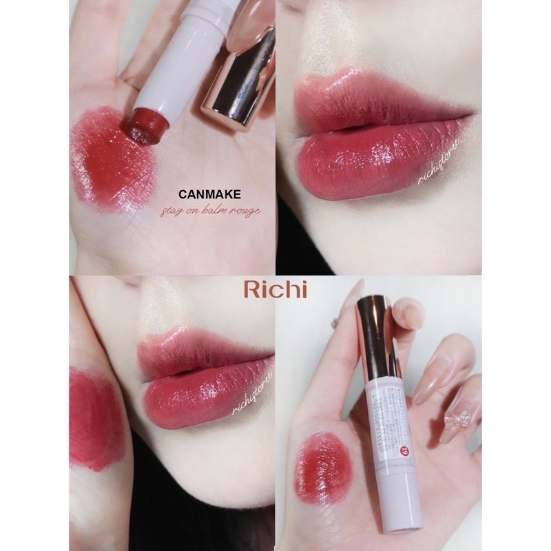 Son dưỡng môi Canmake Stay on Balm Rouge 16 19 09 Mẫu mới