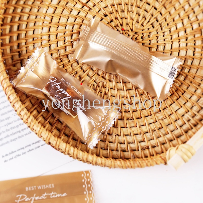 Set 100 Túi Đựng Kẹo / Bánh Tự Làm Tiện Dụng