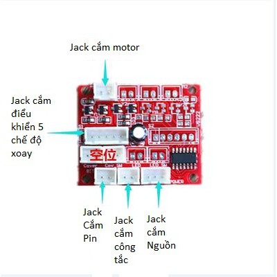 Mạch điều khiển hộp đồng hồ xoay 5 chế độ