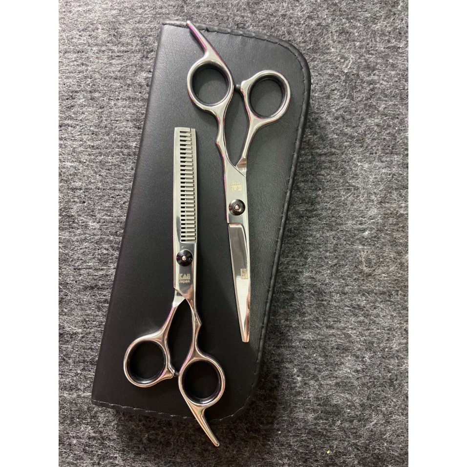 Cặp Kéo Cắt + Tỉa Tóc Nhật Bản Dòng Sản Phẩm Của Kai Có Mặt Tại Shop Cơ Khí Tâm Dân