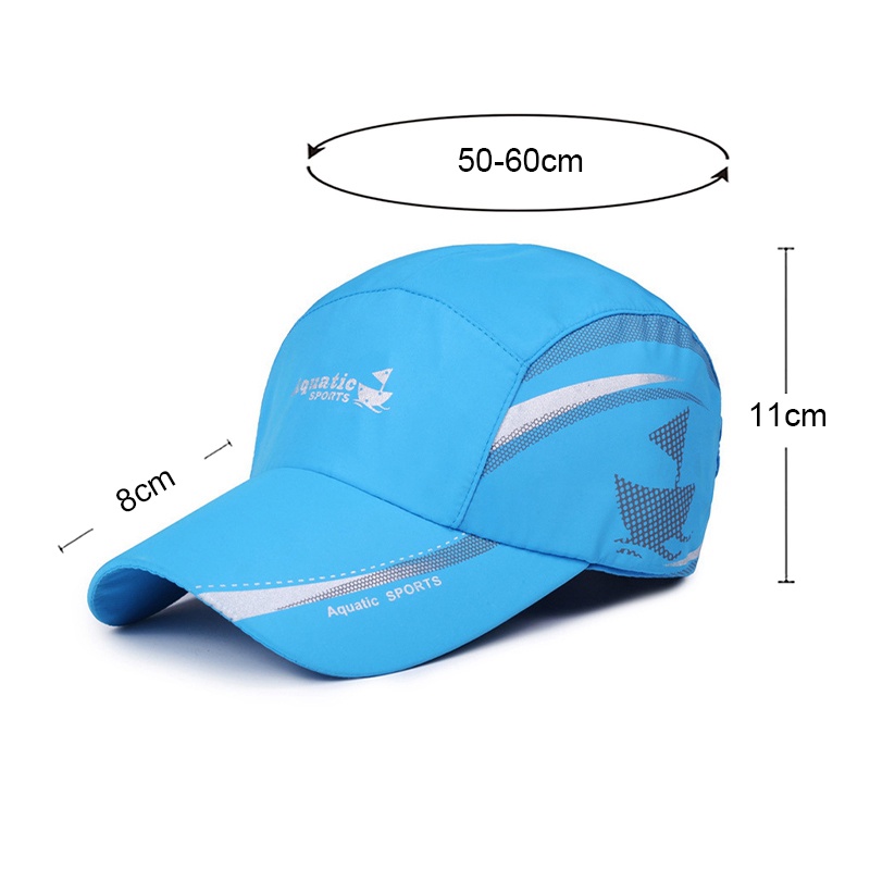 Mũ Lưỡi Trai Chống Nắng Siêu Mỏng Thoáng Khí Chống Thấm Nước Nhanh Khô Thời Trang Mùa Hè Cho Nam Và Nữ