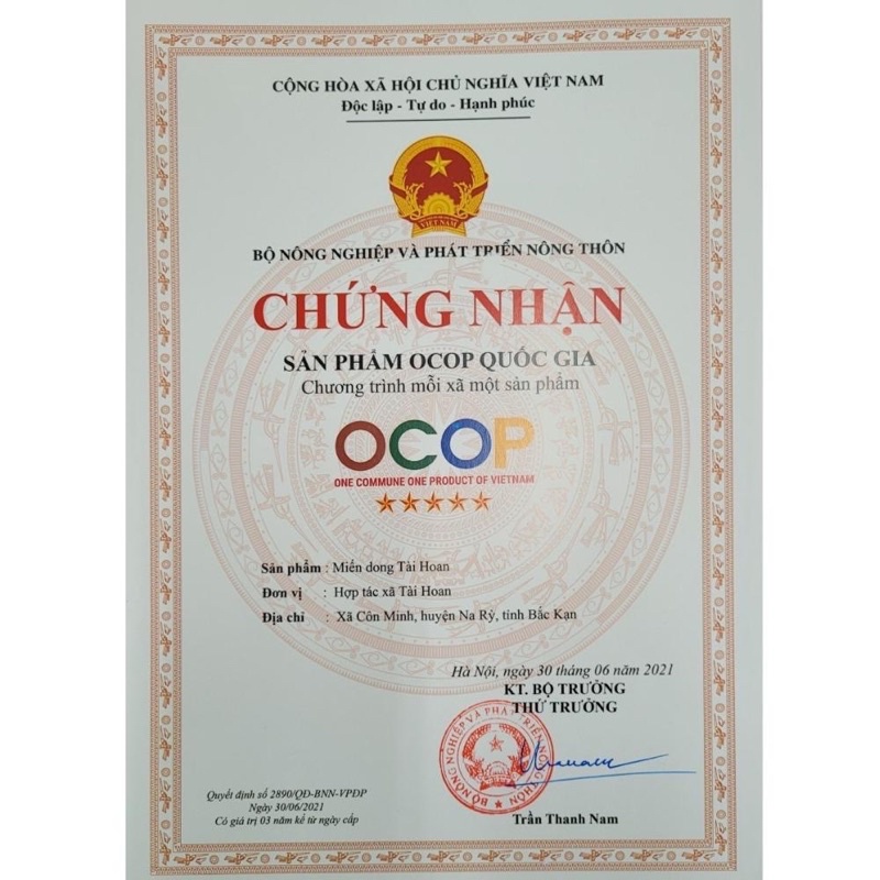 Miến dong Tài Hoan cao cấp 500gr