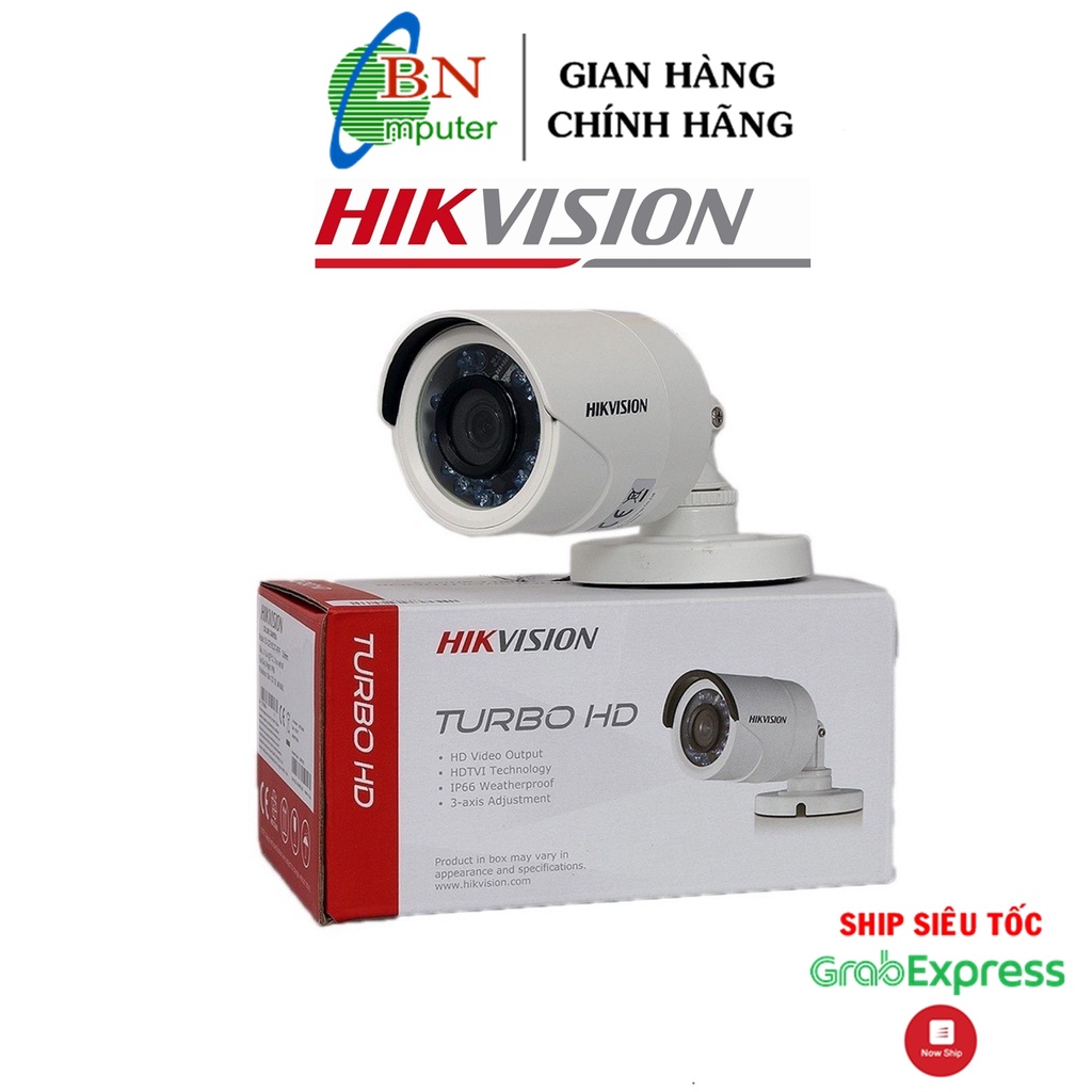 Camera hikvision DS-2CE 16D0T-IRP 2.0MP thân nhựa