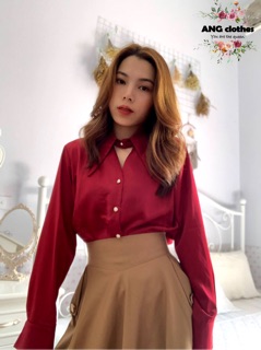 Áo sơ mi lụa cao cấp hè thu 2020 - 3 màu cực sang