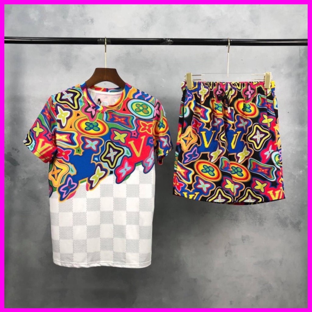 Bộ Nam Bộ thể thao hè iN3D họa tiết