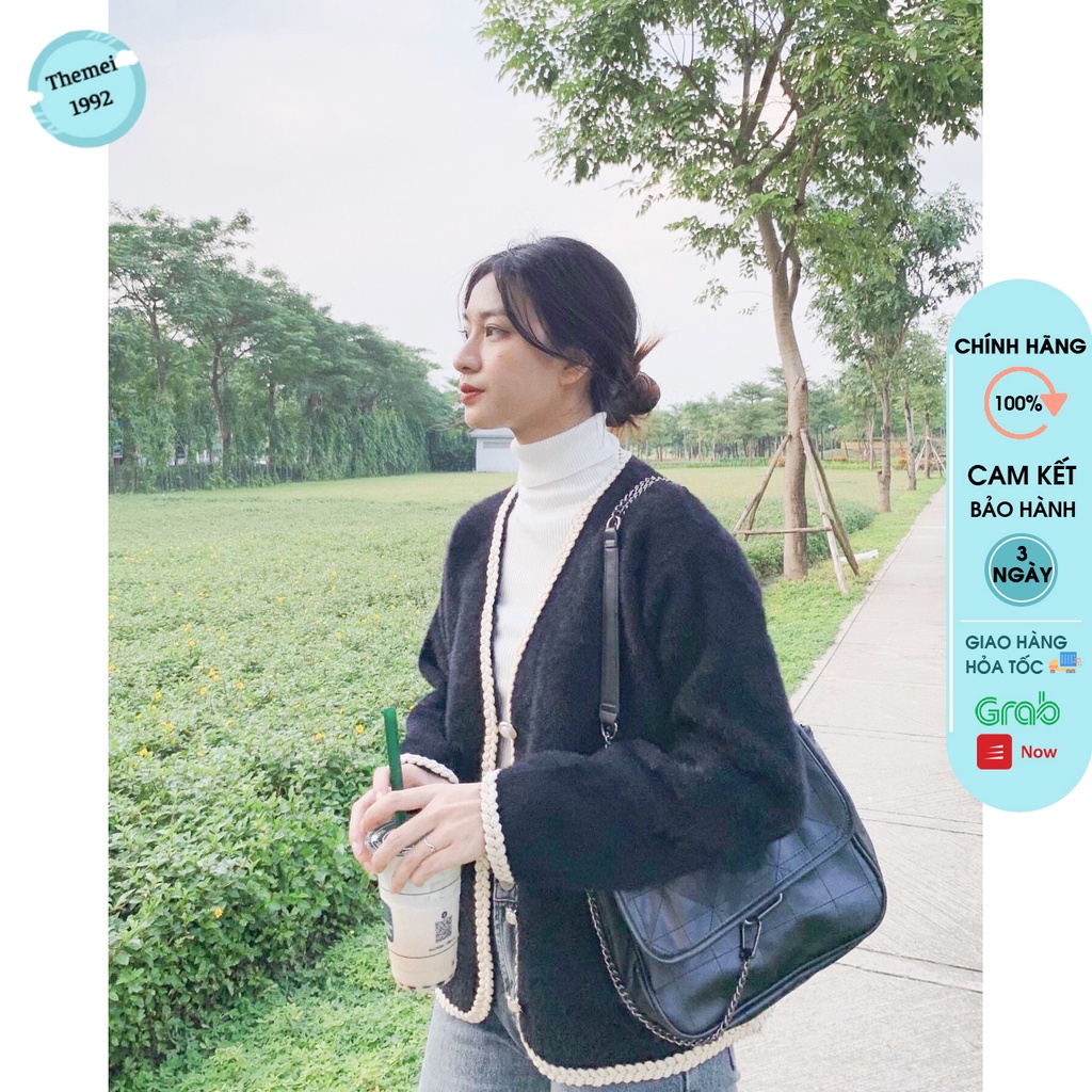 Áo len cổ lọ nữ THEMEI cao cấp - áo len ôm dáng cổ cao 5 phân phong cách Hàn Quốc | BigBuy360 - bigbuy360.vn