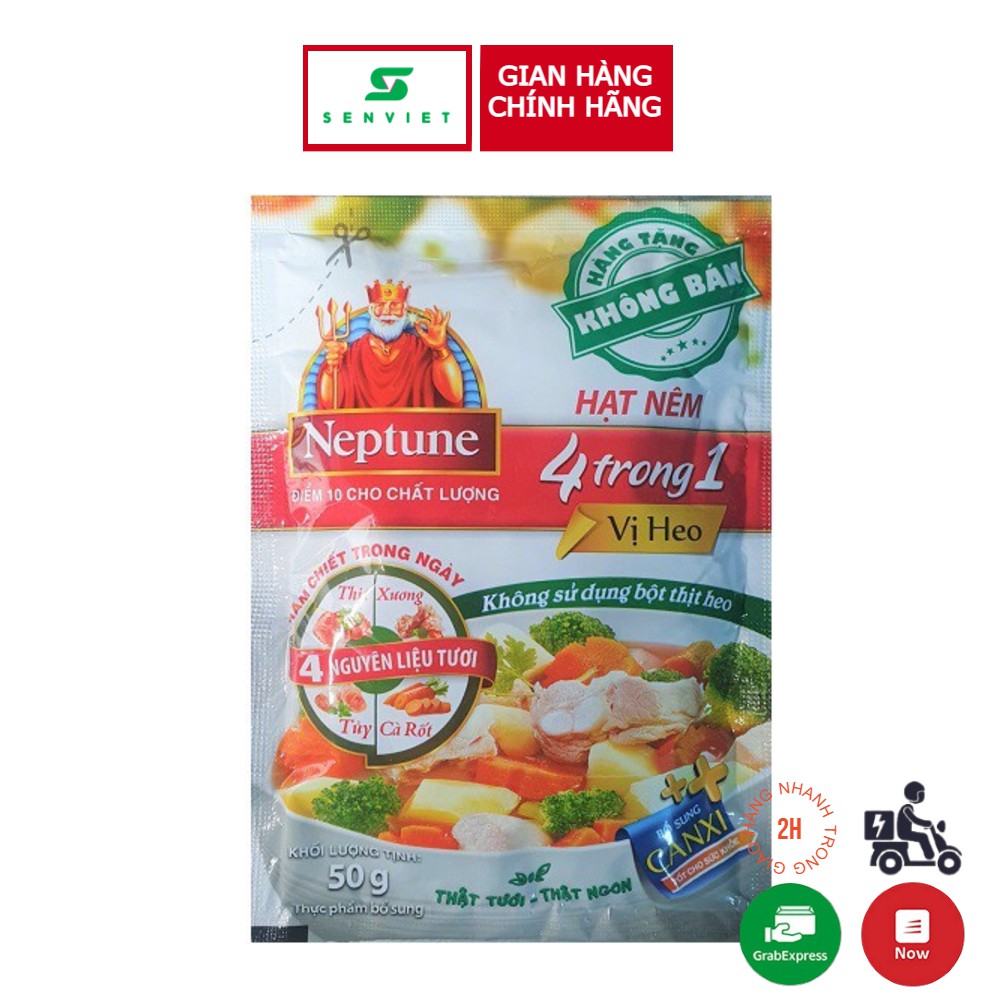 [SALE GIÁ RẺ] Hạt nêm Neptune 4 Trong 1 Vị Heo 50g