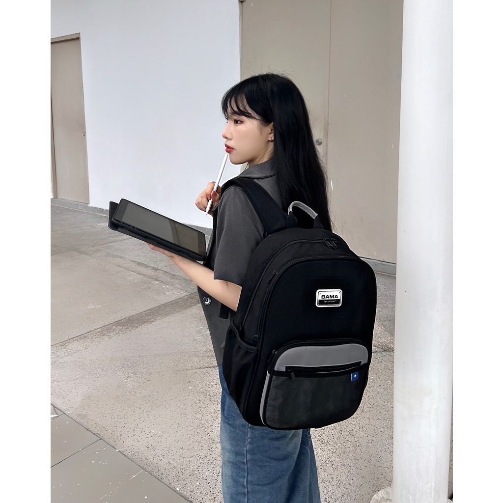 Balo BAMA® SIMPLE BACKPACK 4.0 Chính Hãng chống nước kèm ngăn đệm chống sốc laptop