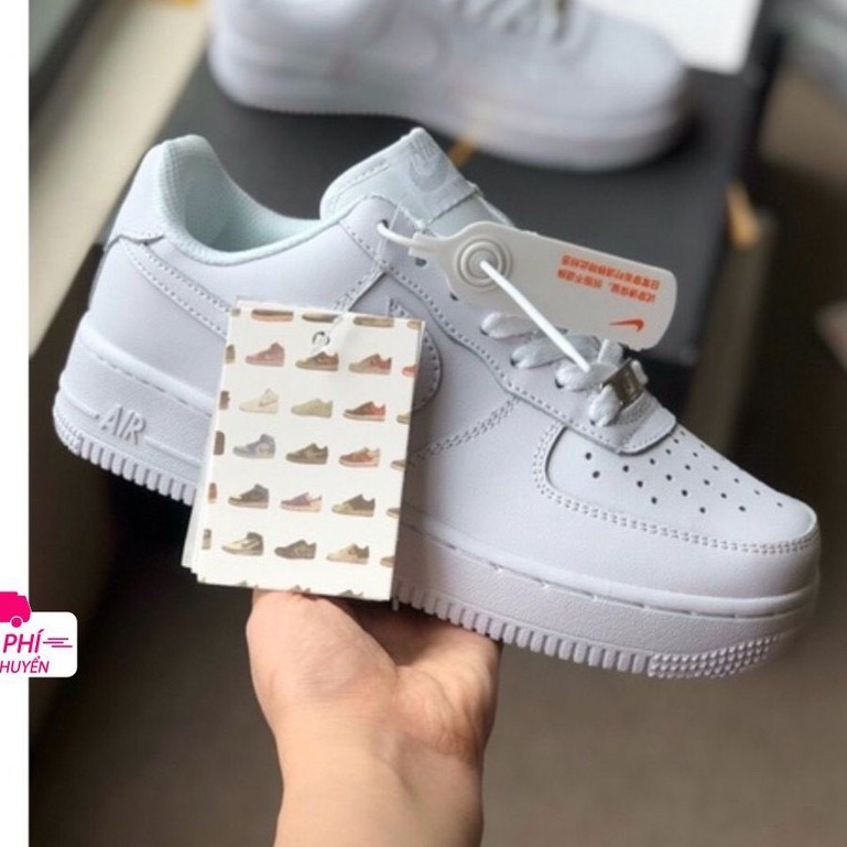 Giày thể thao AF1 Trắng , Giày sneaker air force 1 trắng full nam nữ bản SC sz 36-43