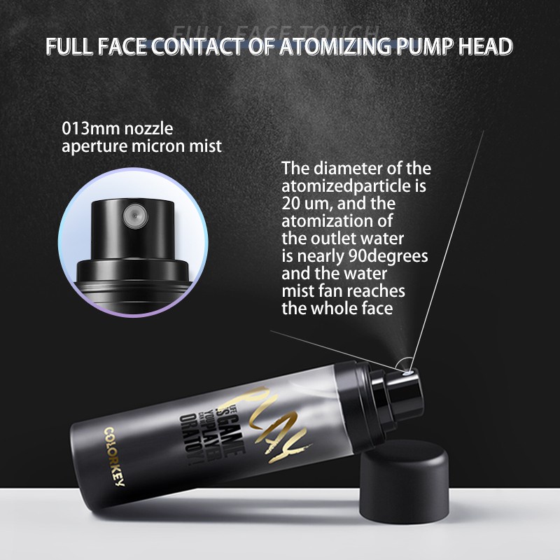 COLORKEY  Xịt Khóa Lớp Trang Điểm Dưỡng Ẩm Kiểm Soát Dầu Lâu Trôi 50ml