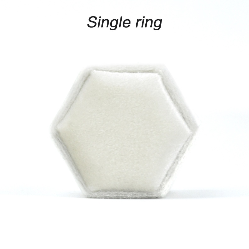 Hộp Đựng Nhẫn Cưới / Đính Hôn Bằng Vải Nhung Sang Trọng