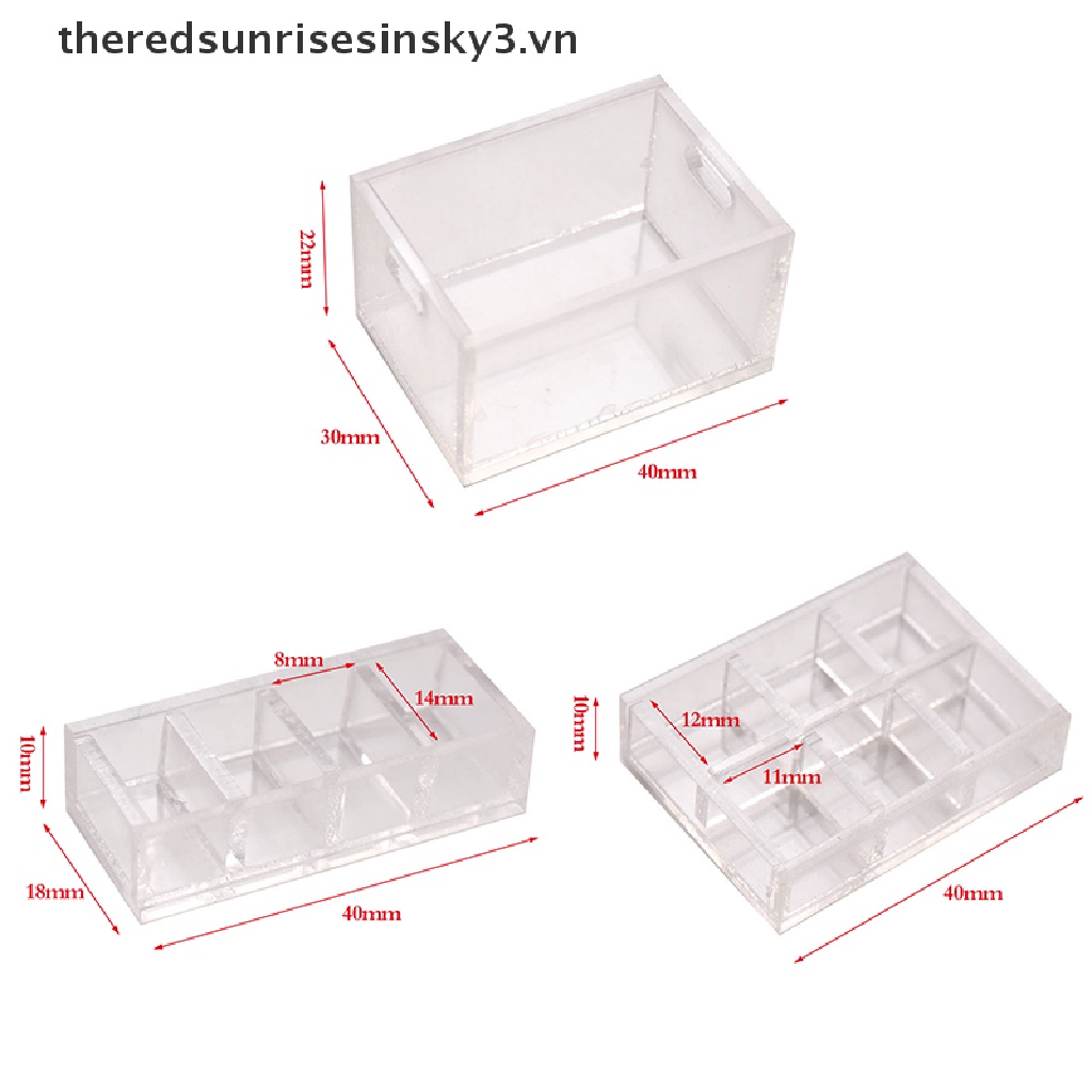 Hộp Đựng Mỹ Phẩm 4 / 6 1: 12 Cho Nhà Búp Bê