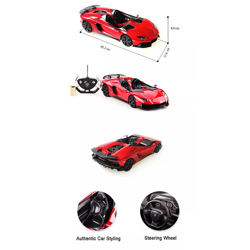 Đồ Chơi Điều Khiển RASTAR Xe Lamborghini Aventador J R57500