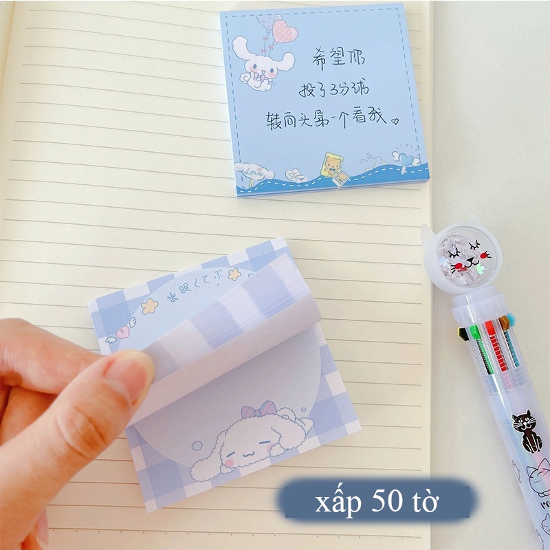 Giấy Nhớ Sticky Note Cinnamoroll Cute