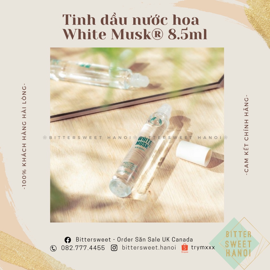 Tinh dầu nước hoa White Musk Perfume Oil The Body Shop 20ml
