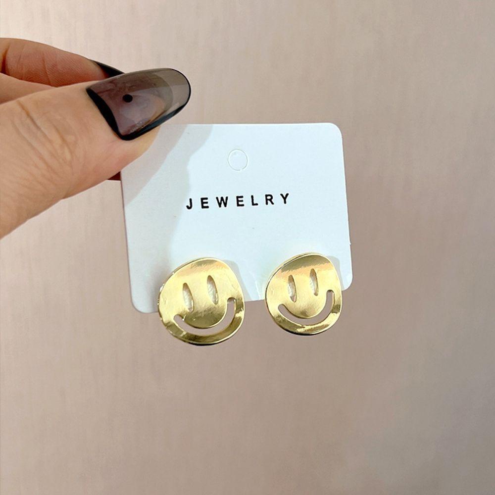 Bông Tai Hình Mặt Cười Dễ Thương Phong Cách Hàn Quốc