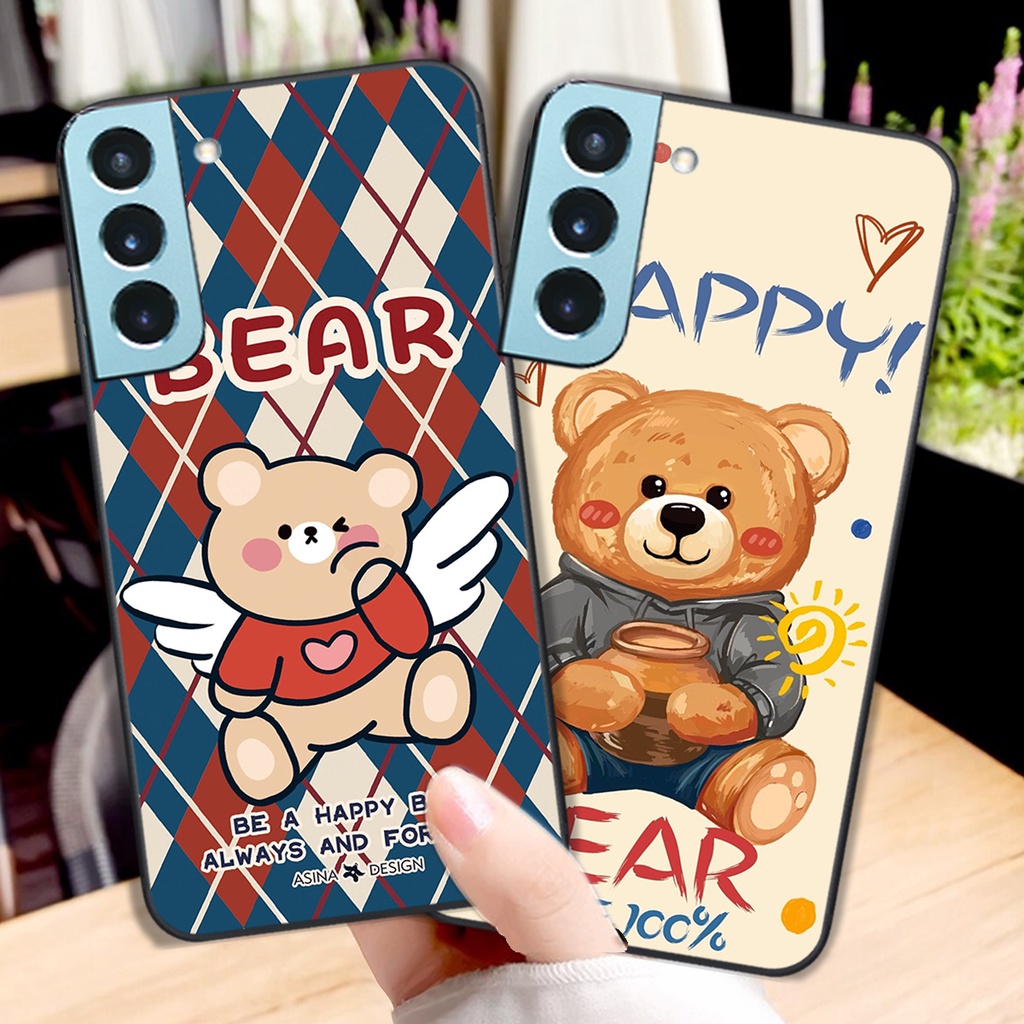 Ốp lưng Samsung S22 / S22 Plus / S22 Ultra / S22+ gấu cute SIÊU RẺ-SIÊU CHẤT