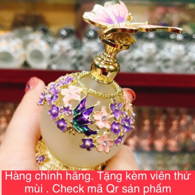 Nước hoa tinh dầu Dubai thiết kế đính đá Cao cấp