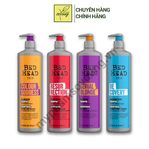Cặp Dầu Gội Xả TIGI BED HEAD 970ML và 400ML