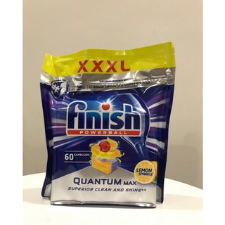 Viên rửa bát chén Finish Quantum  60 viên (Nk Đức )