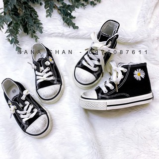 Giầy hoa cúc viền nhám cho bé size 21-30
